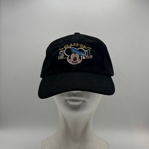 Disney Mickey Mouse Hat Cap Strap Back Class of 2021 Graduation Embroidered Mens